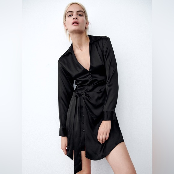 Zara Satin Dress - Picture 3 of 6